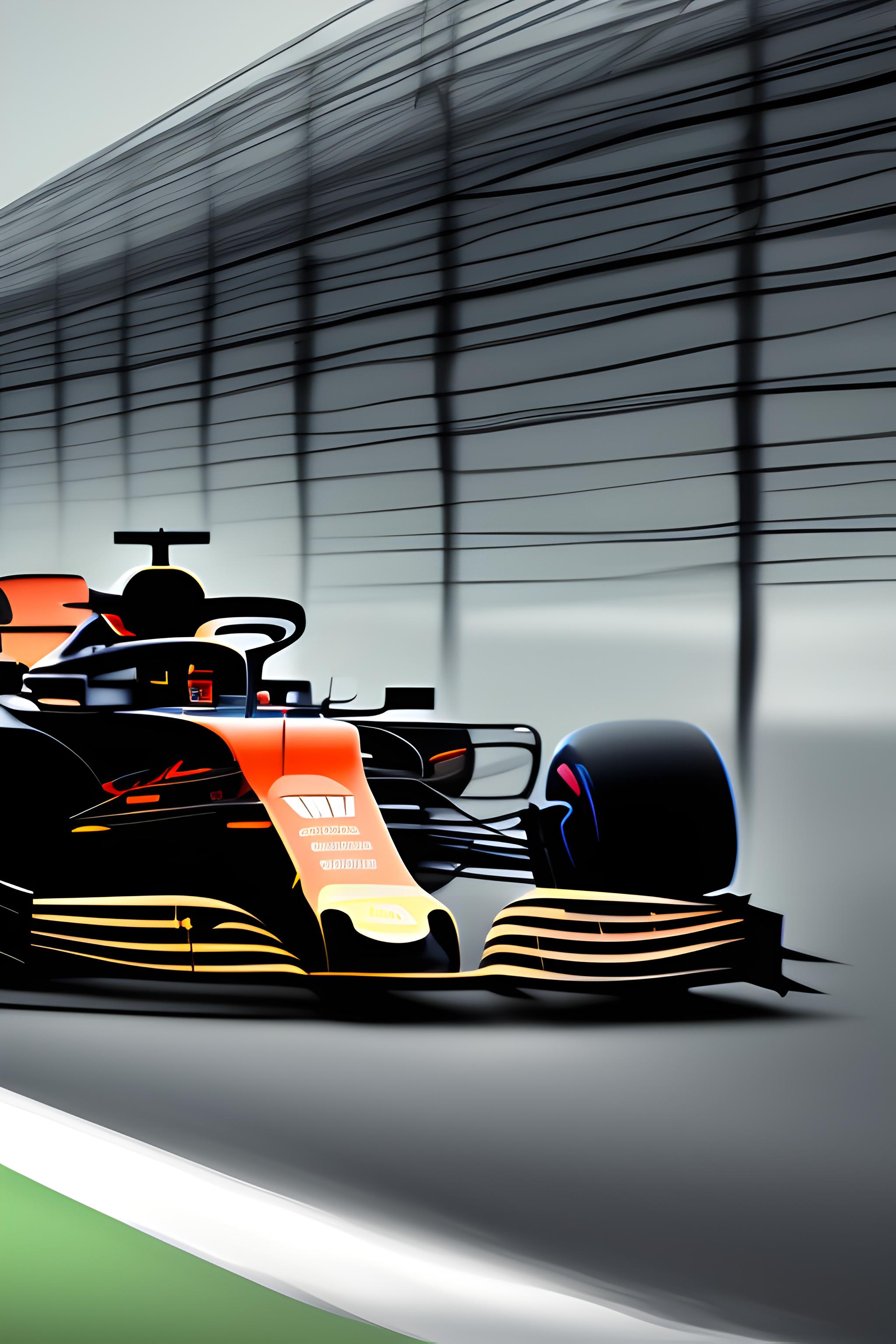 F1 wallpaper with light black ground highlights max Verstappen and his car don't make it too shaby and li